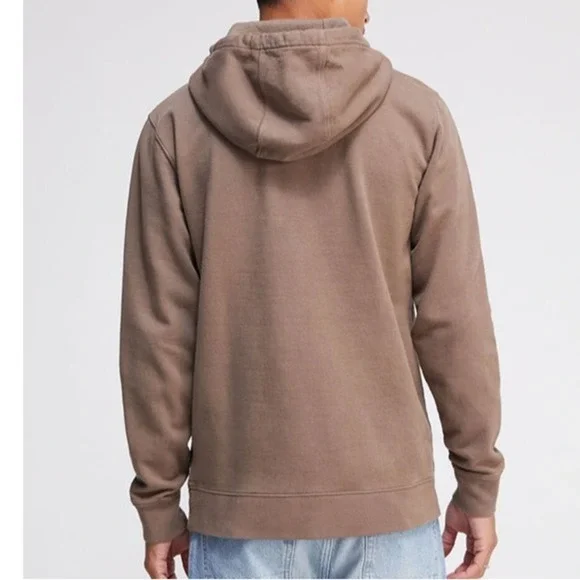 Vans Pullover Hoodie Embroidered Logo Boxy Fit Casual Comfy Brown Small - Picture 3 of 9